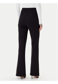 DKNY Spodnie materiałowe P2JKTO68 Czarny Flare Fit. Kolor: czarny. Materiał: wiskoza #4