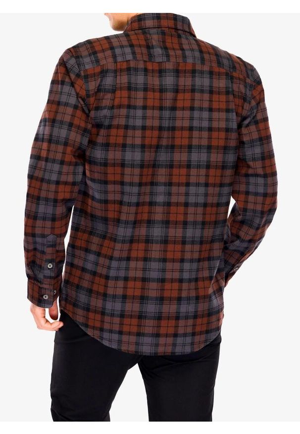 Koszula męska Carhartt Heavyweight Flannel L/S Plaid Shirt. Kolor: czerwony