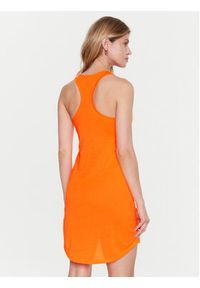 Guess Sukienka plażowa E3GP03 KB9I0 Pomarańczowy Regular Fit. Okazja: na plażę. Kolor: pomarańczowy. Materiał: syntetyk #4