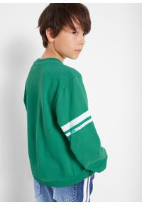 Bluza chłopięca z nadrukiem bonprix zielony. Kolor: zielony. Materiał: bawełna, materiał. Wzór: nadruk. Styl: sportowy #2
