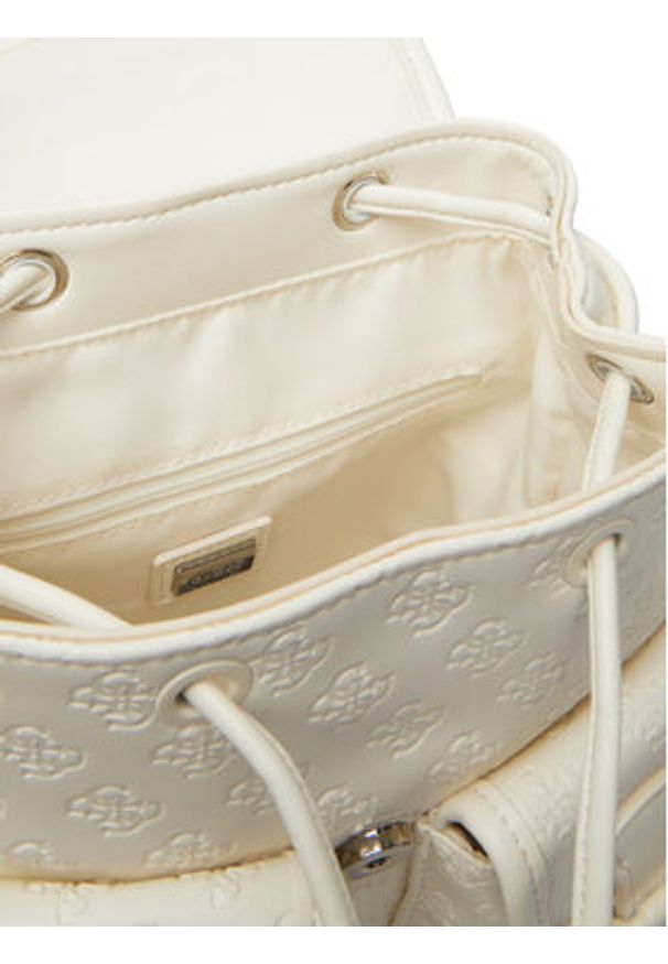 Guess Plecak V6GZ05 W2120 Écru. Kolor: kremowy. Materiał: skóra