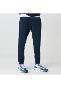 Sinsay - Spodnie dresowe jogger - Granatowy. Kolor: niebieski. Materiał: dresówka