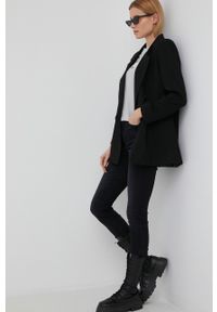 Tommy Jeans jeansy SYLVIA CE173 damskie high waist. Stan: podwyższony. Kolor: czarny #3