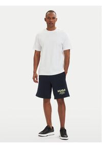 Hugo - HUGO Szorty sportowe Nomario 50510728 Granatowy Loose Fit. Kolor: niebieski. Materiał: bawełna. Styl: sportowy #3