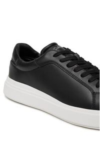 Calvin Klein Sneakersy Low Top Lace Up Lth HM0HM01016 Czarny. Kolor: czarny. Materiał: skóra #3