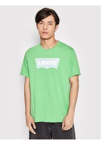 Levi's® T-Shirt Graphic Crewneck 22491-0234 Zielony Regular Fit. Kolor: zielony. Materiał: bawełna