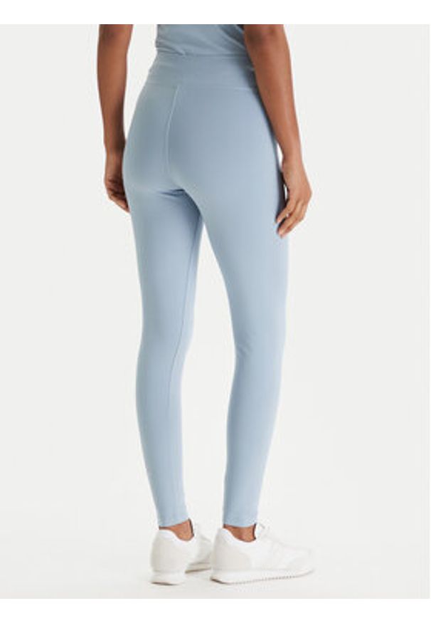 Guess Legginsy V6RB11 KD952 Niebieski Slim Fit. Kolor: niebieski. Materiał: syntetyk