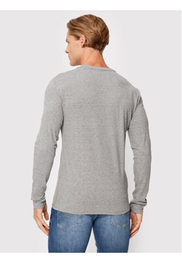 Guess Longsleeve M2YI28 J1311 Szary Super Slim Fit. Kolor: szary. Materiał: bawełna. Długość rękawa: długi rękaw