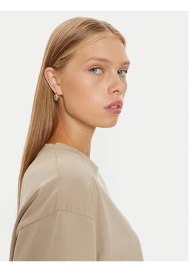 Marella T-Shirt Riserva 2423976024 Szary Relaxed Fit. Kolor: szary. Materiał: bawełna