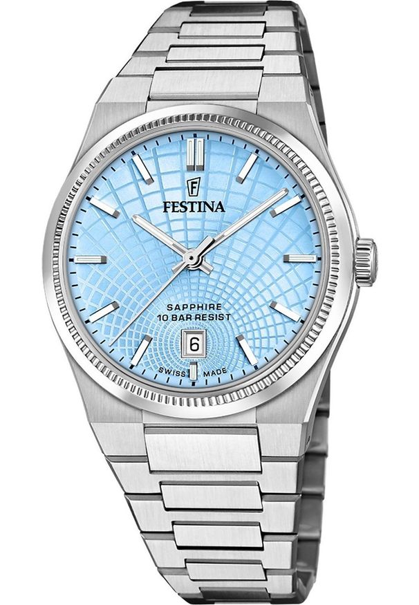 Zegarek męski Festina F20051-3 srebrny. Kolor: srebrny