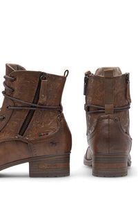 Mustang Trzewiki 1229-508 Brązowy. Kolor: brązowy. Materiał: materiał #4