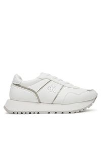 Sneakersy Calvin Klein Jeans. Kolor: biały