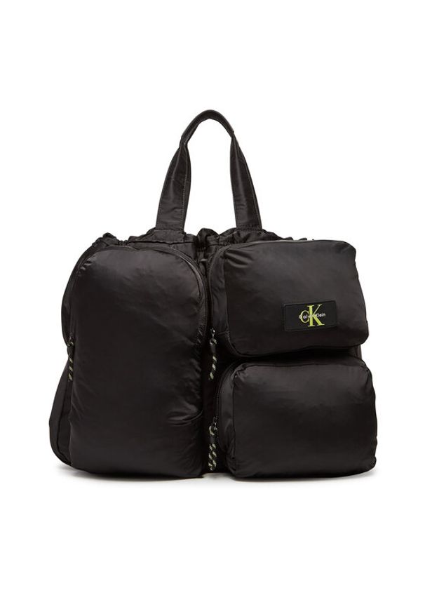 Calvin Klein Torba Tech Utility Tote LV04G3148G Czarny. Kolor: czarny. Materiał: materiał
