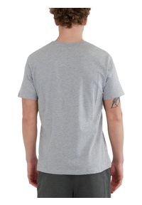 FUNDANGO - T-shirt męski Fundango Basic - T Logo-4 krótki rękaw. Kolor: szary. Materiał: bawełna, materiał. Długość rękawa: krótki rękaw. Długość: krótkie