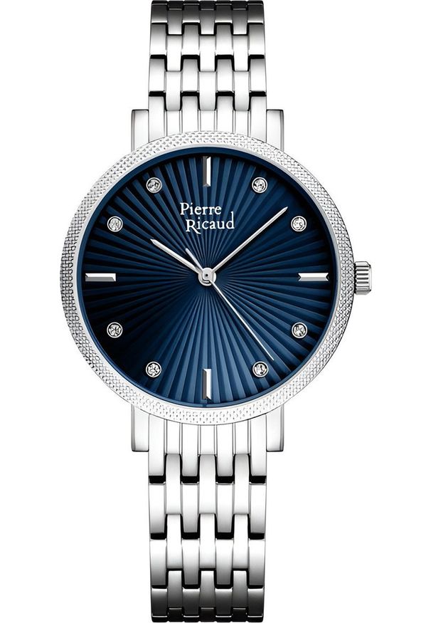 Zegarek Pierre Ricaud Zegarek damski Pierre Ricaud P22079.5195Q CYRKONIE srebrny. Kolor: srebrny
