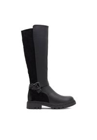 Clara Barson Kozaki DIANA SWS6102-06 Czarny. Kolor: czarny. Materiał: materiał #1