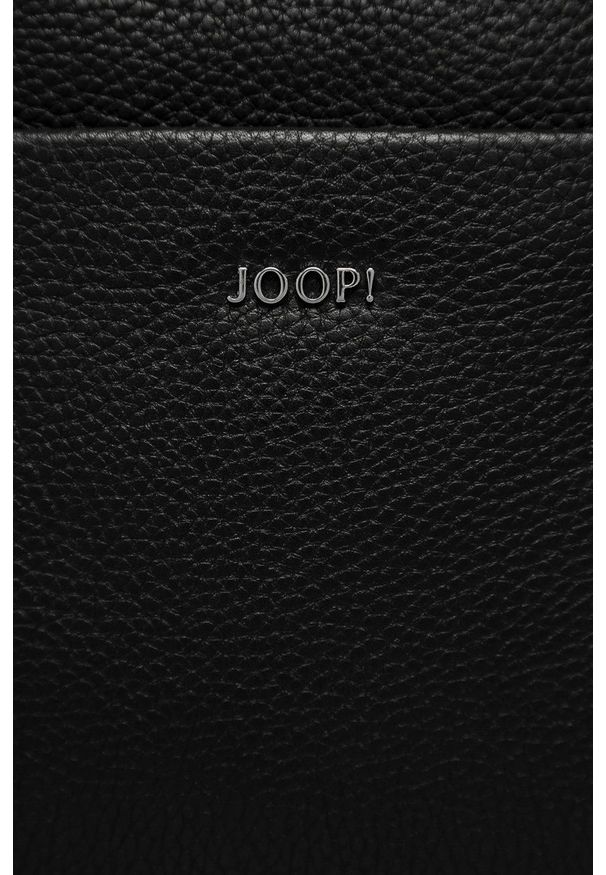 JOOP! - Joop! - Saszetka skórzana. Kolor: czarny. Materiał: skóra