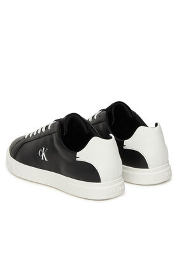 Calvin Klein Sneakersy Low Pro Cups Lth Mg HW0HW02823 Czarny. Kolor: czarny. Materiał: skóra
