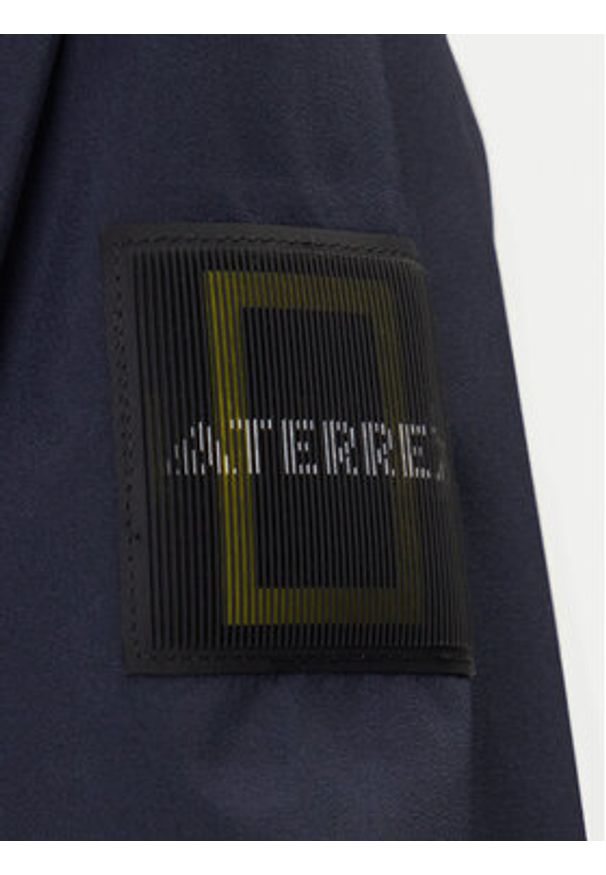 Adidas - adidas Kurtka przeciwdeszczowa Nat Geo Climaproof KC2343 Granatowy Loose Fit. Kolor: niebieski. Materiał: syntetyk. Technologia: ClimaProof (Adidas)