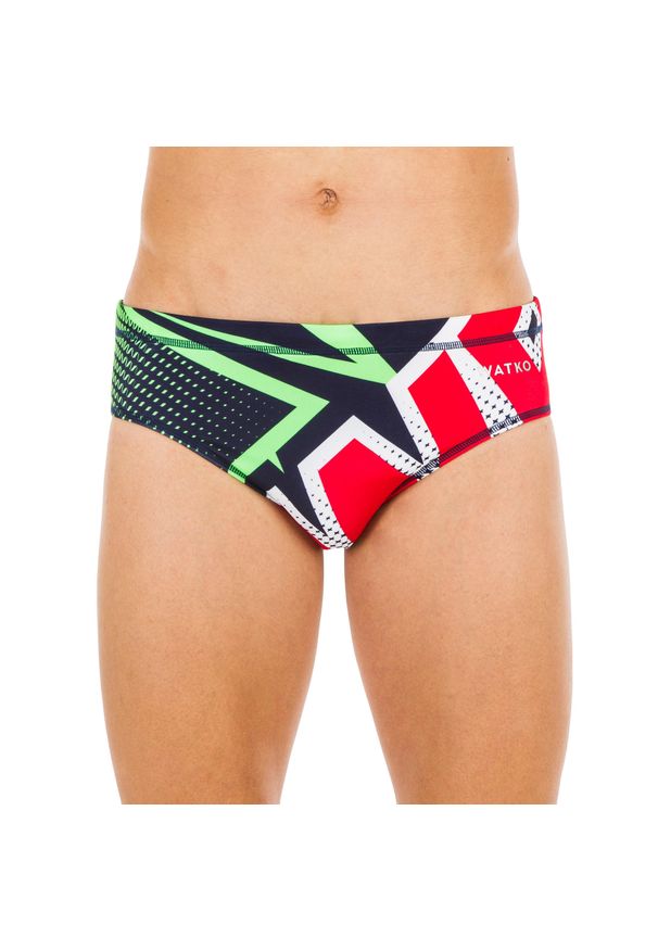 WATKO - Slipki Do Waterpolo Mcross Męskie. Kolor: czarny, zielony, wielokolorowy. Materiał: poliester, materiał