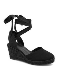 DeeZee Espadryle Gimme More WS020609-01 Czarny. Kolor: czarny. Materiał: materiał #3