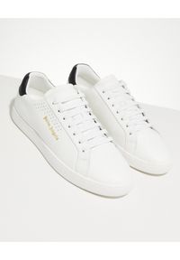 PALM ANGELS - Białe sneakersy z logo. Kolor: biały. Wzór: aplikacja. Obcas: na płaskiej podeszwie #5