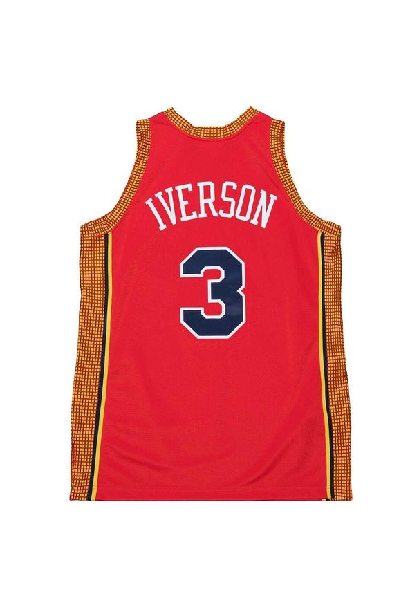 Mitchell & Ness - Jersey Philadelphia 76ers NBA Alternate 2004 Allen Iverson. Kolor: czerwony. Materiał: jersey. Sport: koszykówka