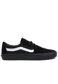 Buty Vans SK8-Low VN0A5KXDBZW1 - czarne. Okazja: na co dzień. Zapięcie: sznurówki. Kolor: czarny. Materiał: zamsz, materiał, guma. Szerokość cholewki: normalna. Model: Vans SK8