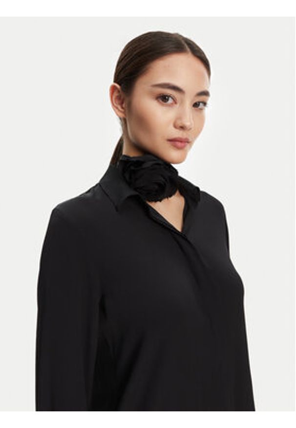 Marella Koszula Cabiria 2523116071 Czarny Regular Fit. Kolor: czarny. Materiał: syntetyk