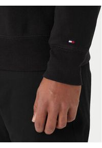 TOMMY HILFIGER - Tommy Hilfiger Bluza Logo MW0MW11596 Czarny Regular Fit. Kolor: czarny. Materiał: bawełna #5
