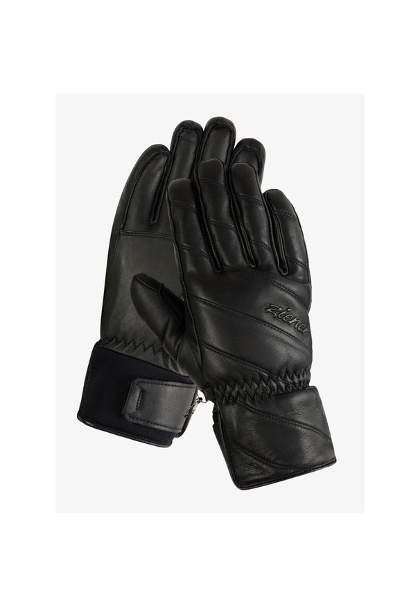 Rękawice narciarskie damskie Ziener Kannah AS PR Glove. Kolor: czarny. Sezon: zima. Sport: narciarstwo