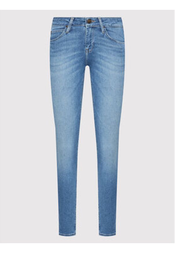 Lee Jeansy Scarlett L626ROEU 112326912 Niebieski Skinny Fit. Kolor: niebieski