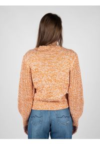 Silvian Heach Sweter | PGA22002MA | Kobieta | Pomarańczowy. Okazja: na co dzień. Kolor: pomarańczowy. Materiał: moher. Wzór: ze splotem. Styl: casual #6