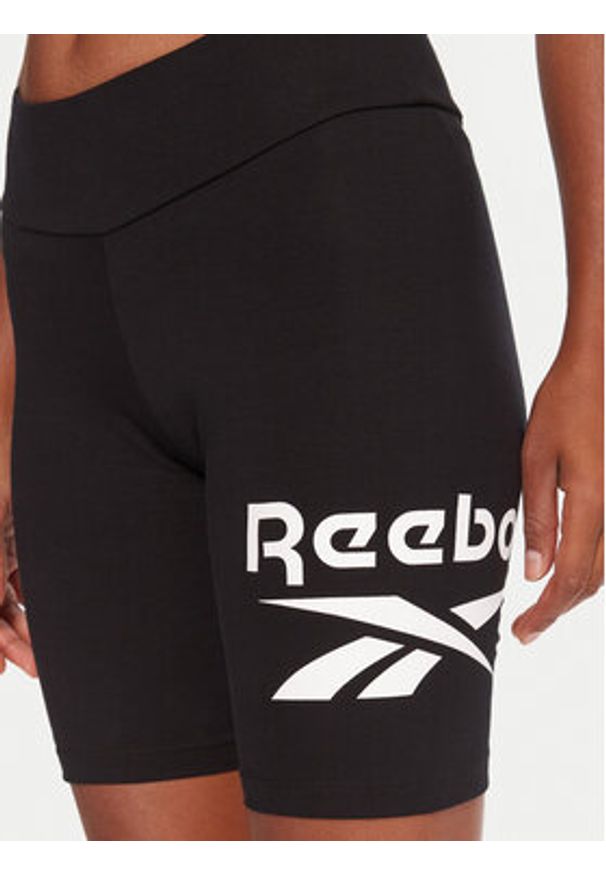 Reebok Kolarki RK25161CCW Czarny Slim Fit. Kolor: czarny. Materiał: bawełna