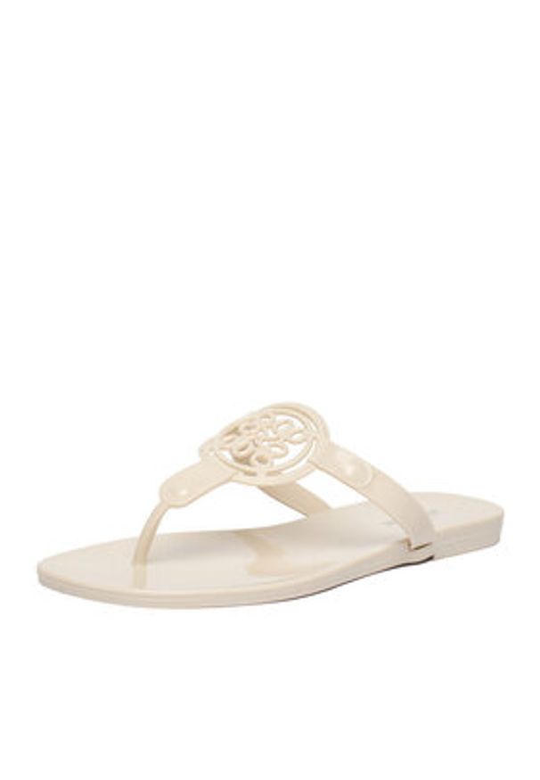 Nine West Japonki CEO-CT0906-1 Écru. Kolor: kremowy. Materiał: syntetyk