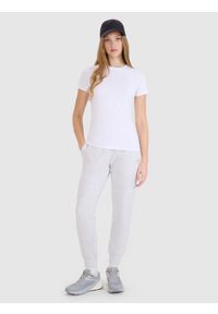 4f - 4F T-shirt slim gładki damski (2-pack) - multikolor XXL. Okazja: na co dzień. Kolor: wielokolorowy. Materiał: bawełna, dzianina, jersey. Długość rękawa: krótki rękaw. Długość: krótkie. Wzór: gładki. Styl: klasyczny, casual, sportowy #2