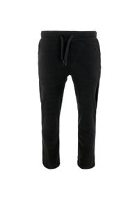 ZOOPLEMENTS - Spodnie dresowe Athl. DPT. Emisfero męskie, czarne, S. Kolor: czarny. Materiał: dresówka. Sezon: zima. Sport: bieganie #1