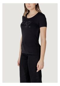 EA7 Emporio Armani T-Shirt 7W000094 AF10373 UC001 Czarny Slim Fit. Kolor: czarny. Materiał: bawełna #3
