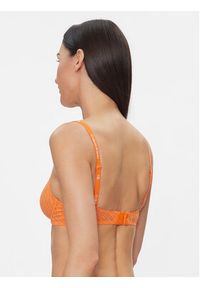 Calvin Klein Underwear Biustonosz z fiszbiną 000QF7376E Pomarańczowy. Kolor: pomarańczowy. Materiał: syntetyk #3