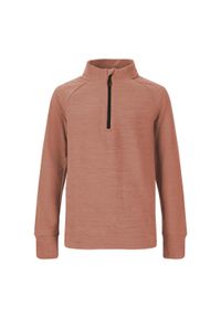 Bluza narciarska dziecięca Whistler Kajsa. Kolor: brązowy. Długość rękawa: długi rękaw #1