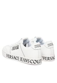 Versace Jeans Couture Sneakersy 79YA3SK6 Biały. Kolor: biały. Materiał: skóra #4