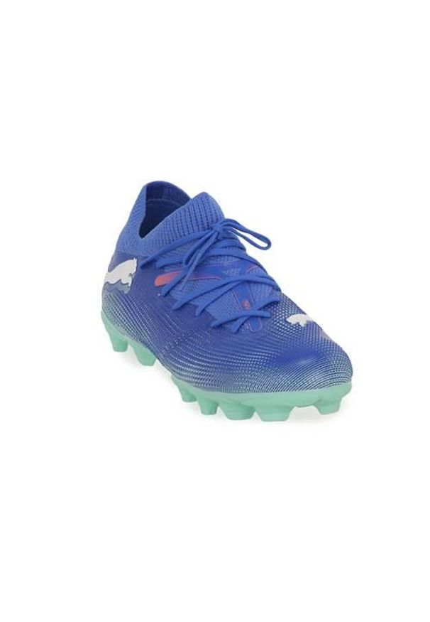 Buty piłkarskie męskie Puma Future 7 Match. Kolor: niebieski, wielokolorowy, zielony. Sport: piłka nożna