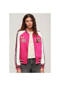 Damska ocieplana kurtka Superdry Suikajan. Kolor: różowy. Długość rękawa: długi rękaw #1