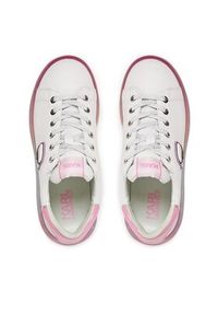 Karl Lagerfeld - KARL LAGERFELD Sneakersy KL62630N Biały. Kolor: biały. Materiał: skóra #4