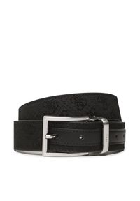 Guess Pasek Męski Strave Belts BM7656 POL35 Czarny. Kolor: czarny. Materiał: materiał