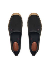 TOMMY HILFIGER - Tommy Hilfiger Espadryle Flag Canvas Espadrille FW0FW08541 Czarny. Kolor: czarny. Materiał: materiał #2