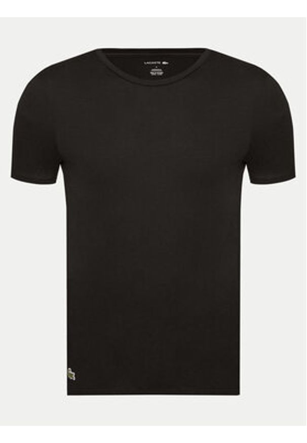 Lacoste Komplet 3 t-shirtów TH9007 Czarny Slim Fit. Kolor: czarny. Materiał: bawełna