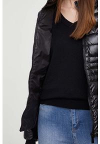 Answear Lab kurtka damska kolor czarny przejściowa. Kolor: czarny. Materiał: syntetyk. Styl: wakacyjny #5