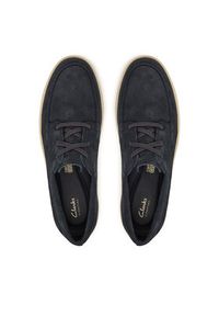 Clarks Półbuty Lockford Boat 26186188 Granatowy. Kolor: niebieski. Materiał: zamsz, skóra #3