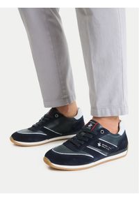 Beverly Hills Polo Club Sneakersy EO-SCOTT-12 MI08 Granatowy. Kolor: niebieski. Materiał: skóra, zamsz #1